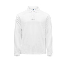 Man regular lange mouw polo - White Man regular lange mouw polo - White