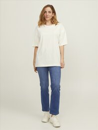 Egret Offwhite JACK & JONES//PRODUKT Frame Tee